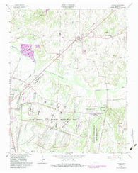 Atwood Tennessee Historical topographic map, 1:24000 scale, 7.5 X 7.5 Minute, Year 1966