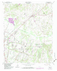 Atwood Tennessee Historical topographic map, 1:24000 scale, 7.5 X 7.5 Minute, Year 1966