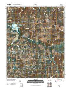 Atwood Tennessee Historical topographic map, 1:24000 scale, 7.5 X 7.5 Minute, Year 2010