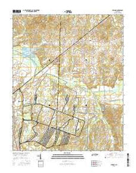 Atwood Tennessee Current topographic map, 1:24000 scale, 7.5 X 7.5 Minute, Year 2016