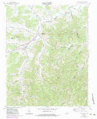 Auburntown Tennessee Historical topographic map, 1:24000 scale, 7.5 X 7.5 Minute, Year 1962