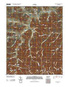 Auburntown Tennessee Historical topographic map, 1:24000 scale, 7.5 X 7.5 Minute, Year 2010