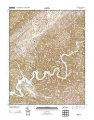 Ausmus Tennessee Historical topographic map, 1:24000 scale, 7.5 X 7.5 Minute, Year 2013