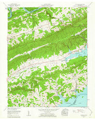 Avondale Tennessee Historical topographic map, 1:24000 scale, 7.5 X 7.5 Minute, Year 1960