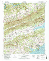Avondale Tennessee Historical topographic map, 1:24000 scale, 7.5 X 7.5 Minute, Year 1979