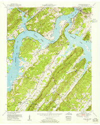 Bacon Gap Tennessee Historical topographic map, 1:24000 scale, 7.5 X 7.5 Minute, Year 1952