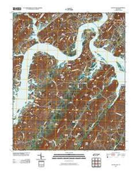 Bacon Gap Tennessee Historical topographic map, 1:24000 scale, 7.5 X 7.5 Minute, Year 2010