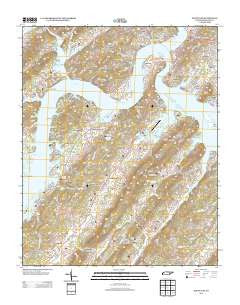 Bacon Gap Tennessee Historical topographic map, 1:24000 scale, 7.5 X 7.5 Minute, Year 2013