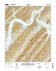 Bacon Gap Tennessee Current topographic map, 1:24000 scale, 7.5 X 7.5 Minute, Year 2016