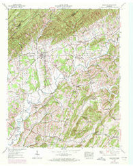 Baileyton Tennessee Historical topographic map, 1:24000 scale, 7.5 X 7.5 Minute, Year 1939