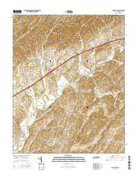 Baileyton Tennessee Current topographic map, 1:24000 scale, 7.5 X 7.5 Minute, Year 2016