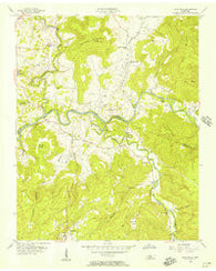 Bald Knob Tennessee Historical topographic map, 1:24000 scale, 7.5 X 7.5 Minute, Year 1956