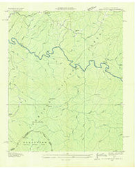 Bald River Falls Tennessee Historical topographic map, 1:24000 scale, 7.5 X 7.5 Minute, Year 1933
