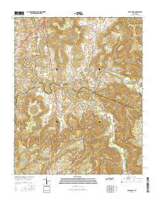Bald Knob Tennessee Current topographic map, 1:24000 scale, 7.5 X 7.5 Minute, Year 2016