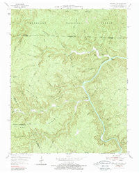 Barthell SW Tennessee Historical topographic map, 1:24000 scale, 7.5 X 7.5 Minute, Year 1955
