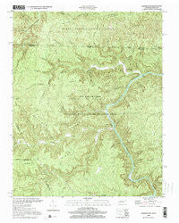 Barthell SW Tennessee Historical topographic map, 1:24000 scale, 7.5 X 7.5 Minute, Year 2000