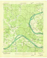 Bath Springs Tennessee Historical topographic map, 1:24000 scale, 7.5 X 7.5 Minute, Year 1936