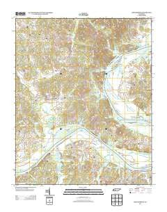 Bath Springs Tennessee Historical topographic map, 1:24000 scale, 7.5 X 7.5 Minute, Year 2013