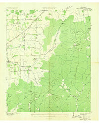 Beans Creek Tennessee Historical topographic map, 1:24000 scale, 7.5 X 7.5 Minute, Year 1936