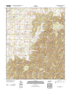 Beans Creek Tennessee Historical topographic map, 1:24000 scale, 7.5 X 7.5 Minute, Year 2013