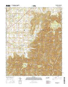 Beans Creek Tennessee Current topographic map, 1:24000 scale, 7.5 X 7.5 Minute, Year 2016
