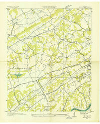 Bearden Tennessee Historical topographic map, 1:24000 scale, 7.5 X 7.5 Minute, Year 1935