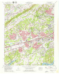 Bearden Tennessee Historical topographic map, 1:24000 scale, 7.5 X 7.5 Minute, Year 1978
