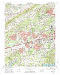 Bearden Tennessee Historical topographic map, 1:24000 scale, 7.5 X 7.5 Minute, Year 1978