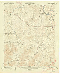 Bedford Tennessee Historical topographic map, 1:24000 scale, 7.5 X 7.5 Minute, Year 1947