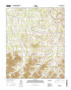 Bedford Tennessee Current topographic map, 1:24000 scale, 7.5 X 7.5 Minute, Year 2016