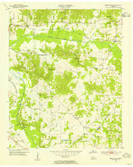 Beech Bluff Tennessee Historical topographic map, 1:24000 scale, 7.5 X 7.5 Minute, Year 1953