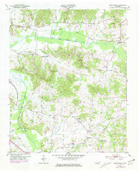 Beech Bluff Tennessee Historical topographic map, 1:24000 scale, 7.5 X 7.5 Minute, Year 1953