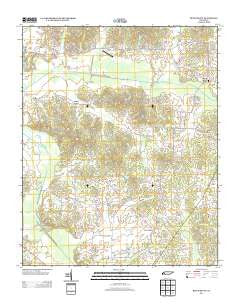 Beech Bluff Tennessee Historical topographic map, 1:24000 scale, 7.5 X 7.5 Minute, Year 2013
