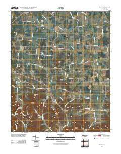 Belfast Tennessee Historical topographic map, 1:24000 scale, 7.5 X 7.5 Minute, Year 2010
