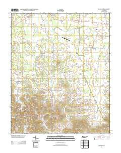 Belfast Tennessee Historical topographic map, 1:24000 scale, 7.5 X 7.5 Minute, Year 2013