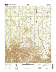 Belfast Tennessee Current topographic map, 1:24000 scale, 7.5 X 7.5 Minute, Year 2016