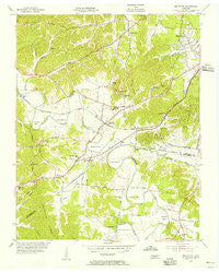 Belleview Tennessee Historical topographic map, 1:24000 scale, 7.5 X 7.5 Minute, Year 1955