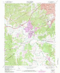 Bellevue Tennessee Historical topographic map, 1:24000 scale, 7.5 X 7.5 Minute, Year 1968