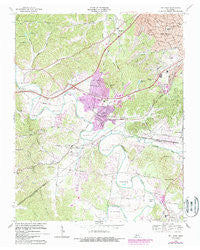 Bellevue Tennessee Historical topographic map, 1:24000 scale, 7.5 X 7.5 Minute, Year 1968