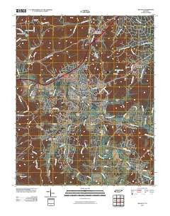 Bellevue Tennessee Historical topographic map, 1:24000 scale, 7.5 X 7.5 Minute, Year 2010