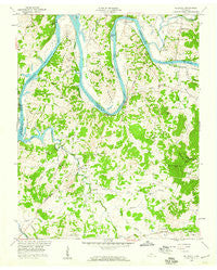 Bellwood Tennessee Historical topographic map, 1:24000 scale, 7.5 X 7.5 Minute, Year 1958