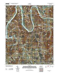 Bellwood Tennessee Historical topographic map, 1:24000 scale, 7.5 X 7.5 Minute, Year 2010