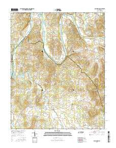 Bellwood Tennessee Current topographic map, 1:24000 scale, 7.5 X 7.5 Minute, Year 2016