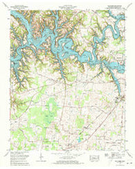 Belvidere Tennessee Historical topographic map, 1:24000 scale, 7.5 X 7.5 Minute, Year 1972