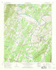 Benton Tennessee Historical topographic map, 1:24000 scale, 7.5 X 7.5 Minute, Year 1967