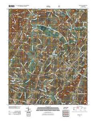 Benton Tennessee Historical topographic map, 1:24000 scale, 7.5 X 7.5 Minute, Year 2011