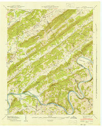 Bethel Valley Tennessee Historical topographic map, 1:24000 scale, 7.5 X 7.5 Minute, Year 1941