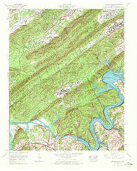 Bethel Valley Tennessee Historical topographic map, 1:24000 scale, 7.5 X 7.5 Minute, Year 1968