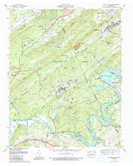 Bethel Valley Tennessee Historical topographic map, 1:24000 scale, 7.5 X 7.5 Minute, Year 1989