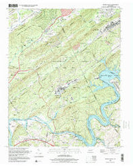 Bethel Valley Tennessee Historical topographic map, 1:24000 scale, 7.5 X 7.5 Minute, Year 1998